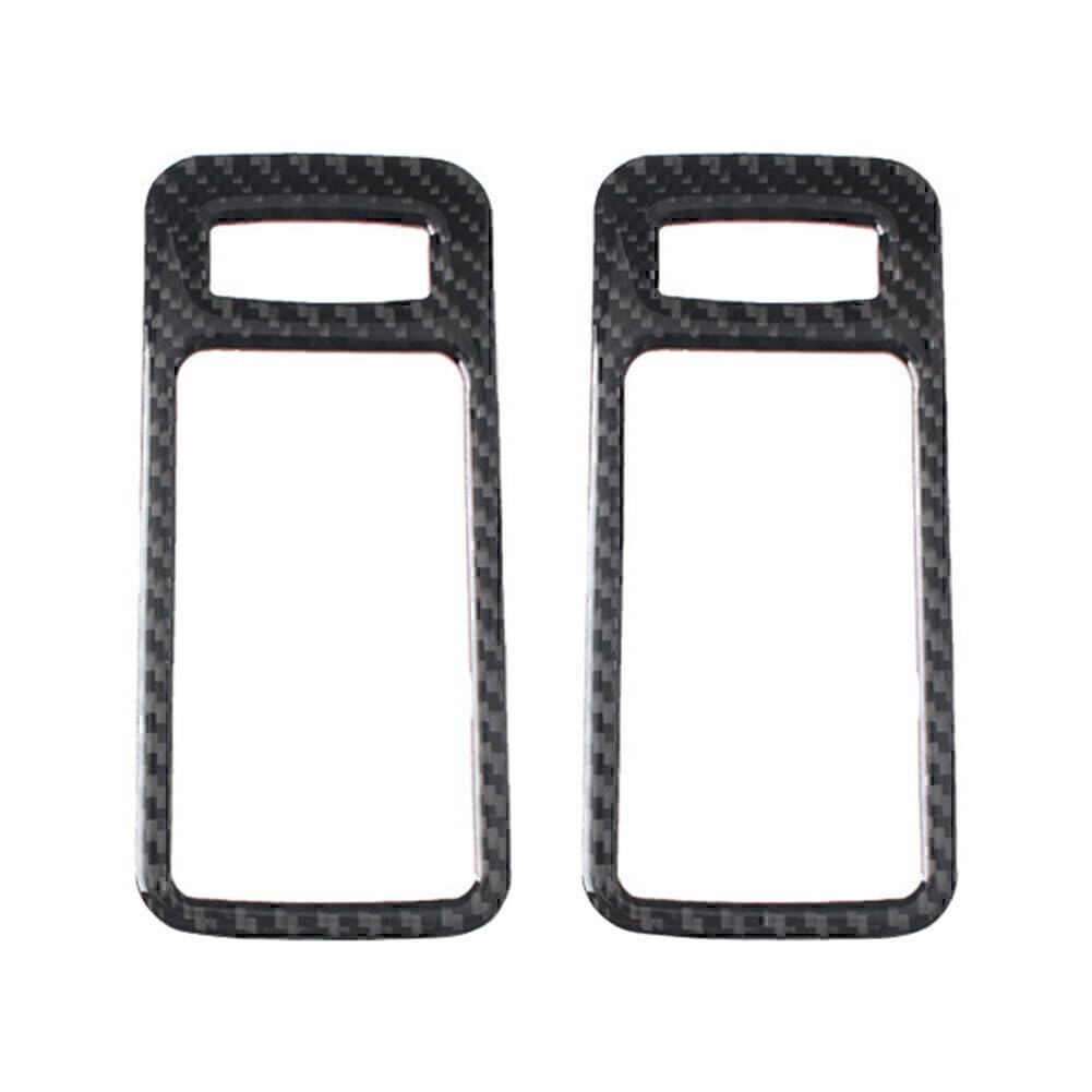 ya 9 10.24 Carbon Fiber Interior Door Handle Bowl Trim Cover for Ford for Mustang 2009