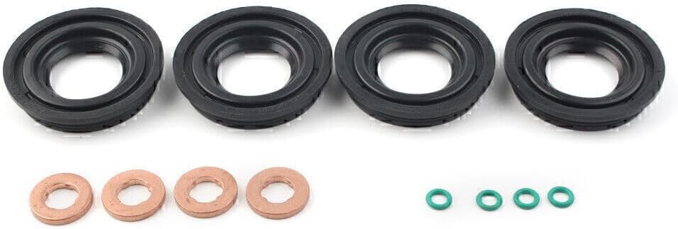 ya 12 10.8 zhengce Fuel Injector Seal Kit Washer OringFit for Ford Transist MK7 for Land Rover Defemder