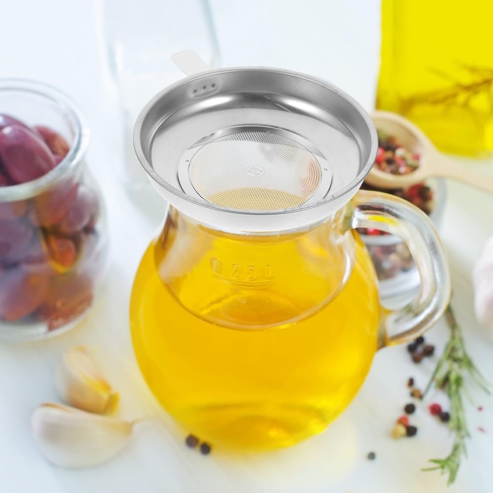 ya 14 9.20 baidi Stainless Steel Filter Travel Tea Sieve Oil Pot, Infusers for-1