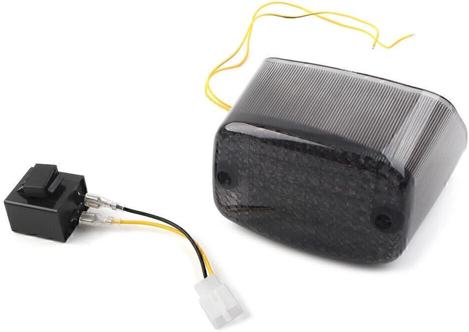 ya 10 9.16 zhengce Smoke LED Tail light Brake Turn Signals Fit for Yamaha VMAX 1985-2007 Motor