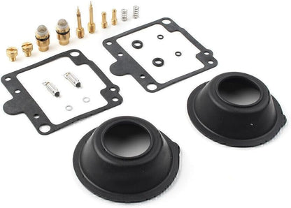 ya 2 8.15 2 Sets Carburetor Rebuild Kit Fit XV750 Virago 750 Plunger Diaphragm