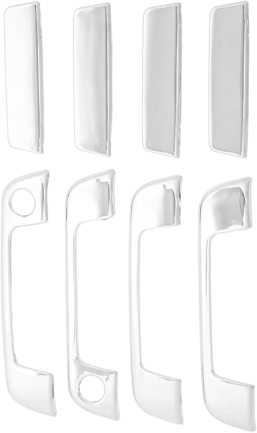 ya 2 8.15 Auto 4 Sets Exterior Door Handle Cover ABS Chrome Weatherproof Part for E32