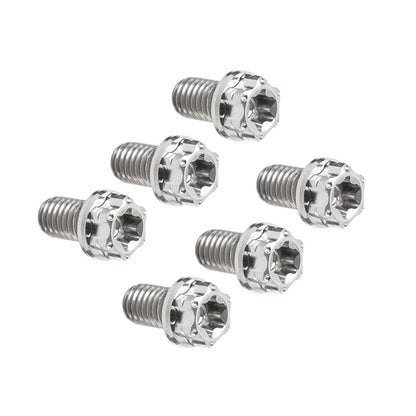 ya 6 8.14 6pcs Bolts Torx Head Flange Screws M10x30mm for Motorcycle Bike