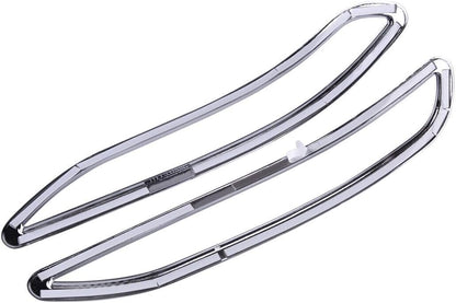 ya 4 8.10 2pcs Rear Fog Light Fog Light Protector ABS Chrome Fits for Chevrolet Equinox 2018-2019