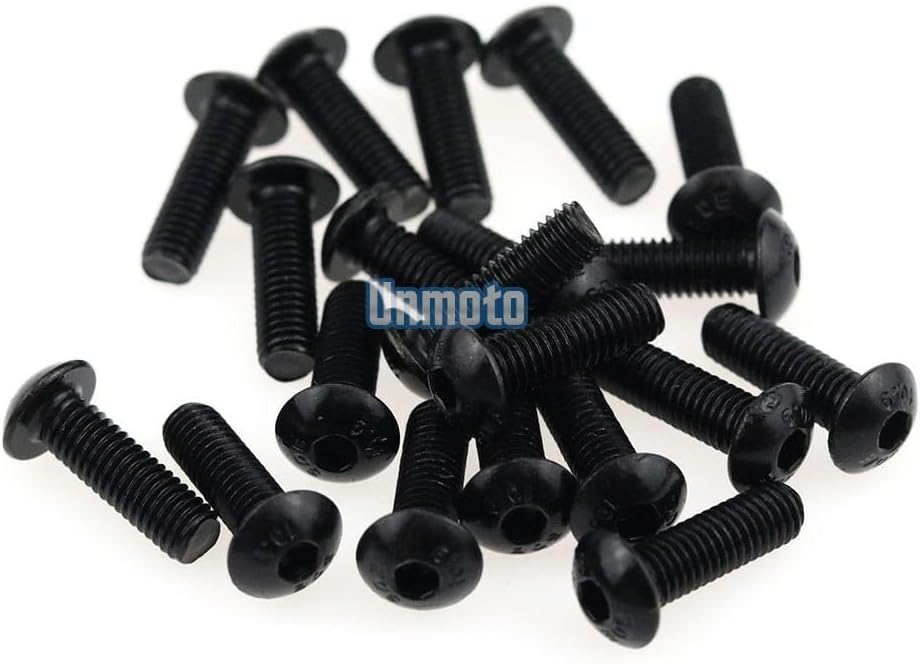 ya 23 10.7 baidi Black Fairing Bolt Kit body screws Clips for Honda CBR929RR 2000-2001