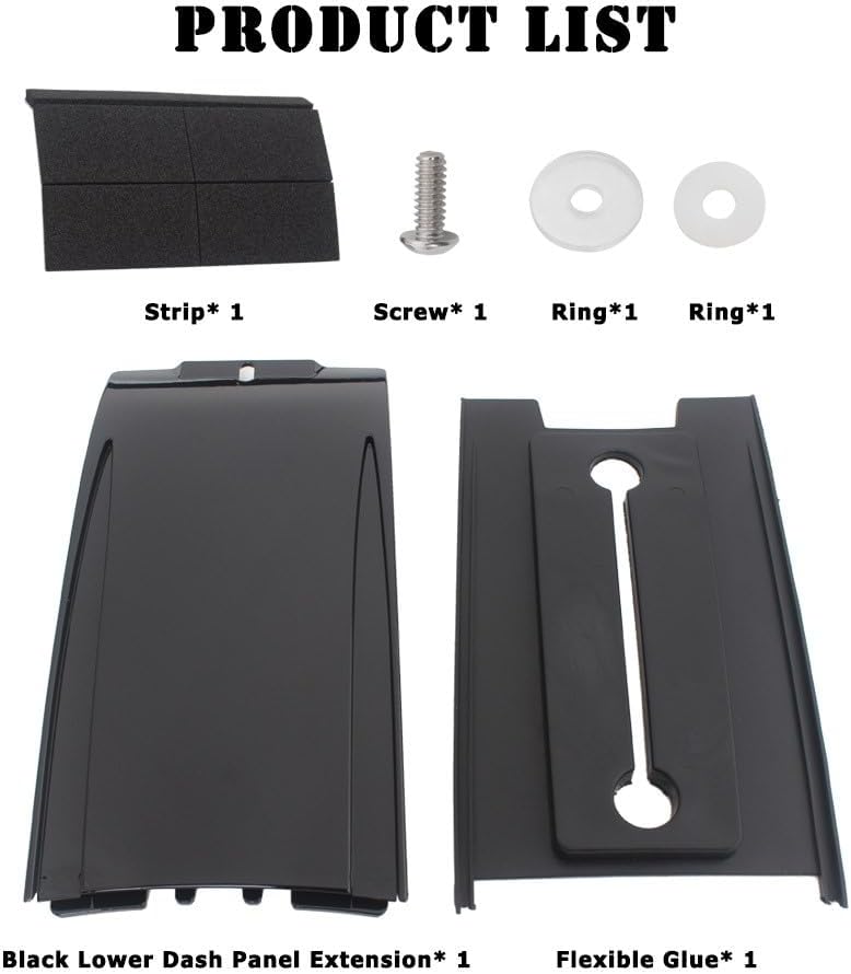 ya 23 10.7 baidi Front Lower Dash Tank Panel Cover Extension for Harley Fat Boy Softail 2000-2017a