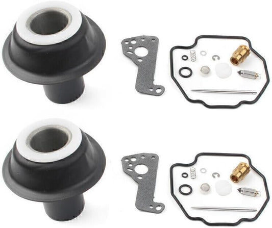 ya 2 8.15 2Set Fit VIRAGO 535 XV535 XV 535 Carburetor Rebuild Re2x Kit Plunger Diaphragm