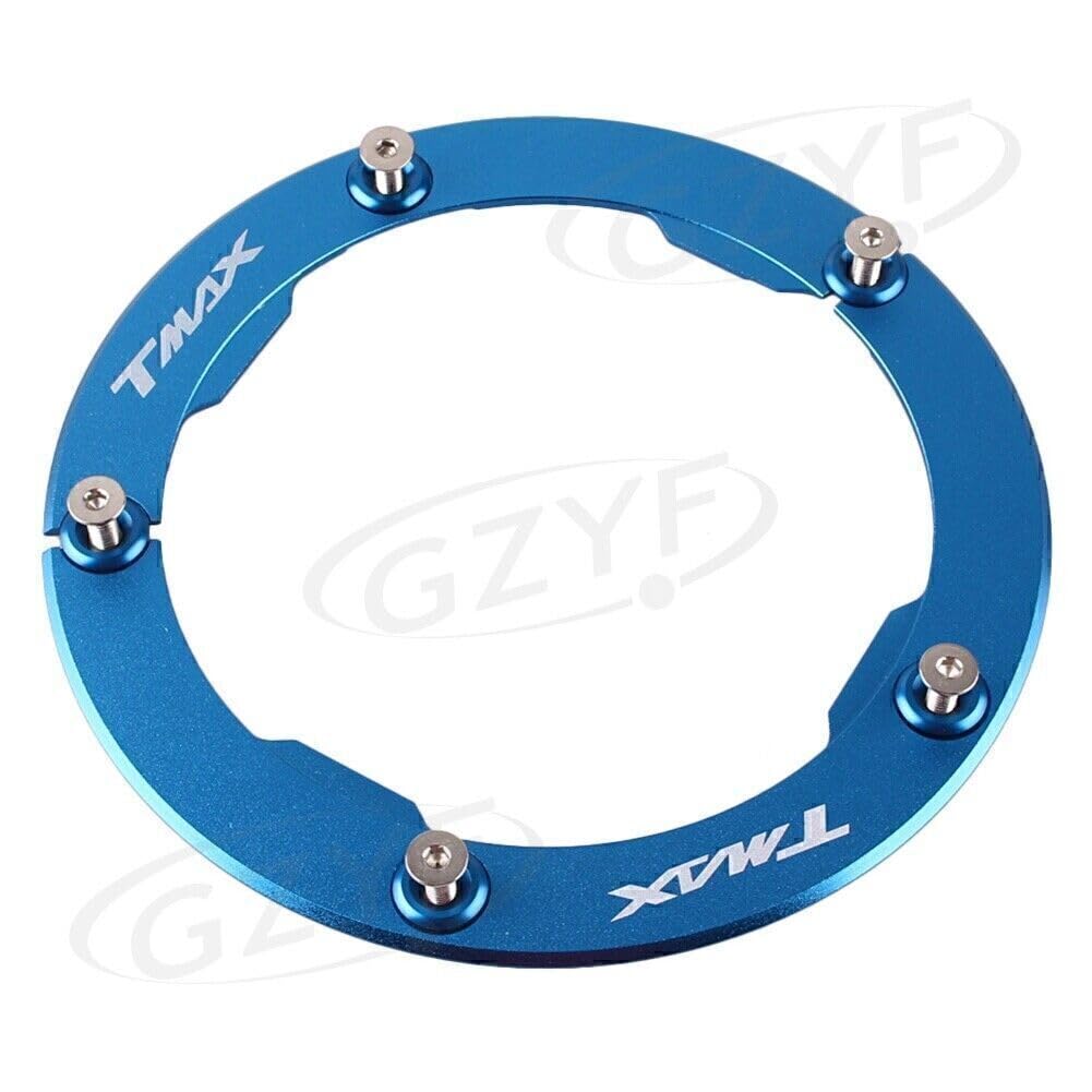 ya 6 8.24 baidi Aluminum Motorcycle Gear Belt Roller Trim for Yamaha T-max TMAX 530 2013-16 Blue
