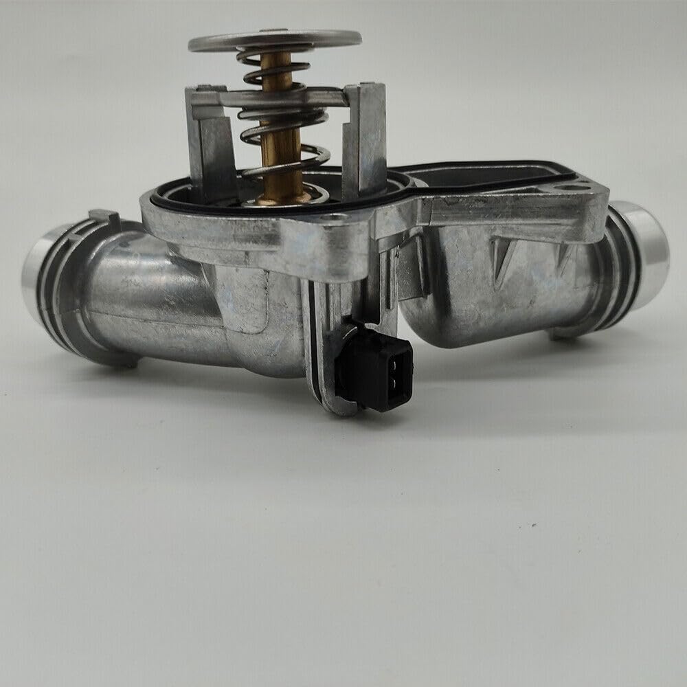 ya 2 8.15 Upgraded aluminum thermostat housing for BMW E46 E39 325i 330i 525i X5 X3 Z4 USA