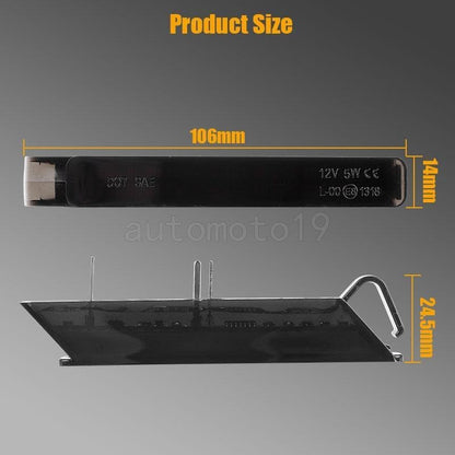 ya 11 9.14 baidiLED Side Mirror Sequential Under Turn Signal Light Lamp for Ford F-150 2004-2014