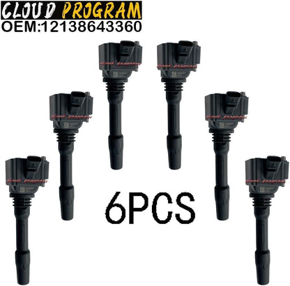 ya 4 8.24 baidi 6pcs 12138643360 ignition coil for 17-20 for BMW 440i xDrive Gran Coupe 3.0L L6