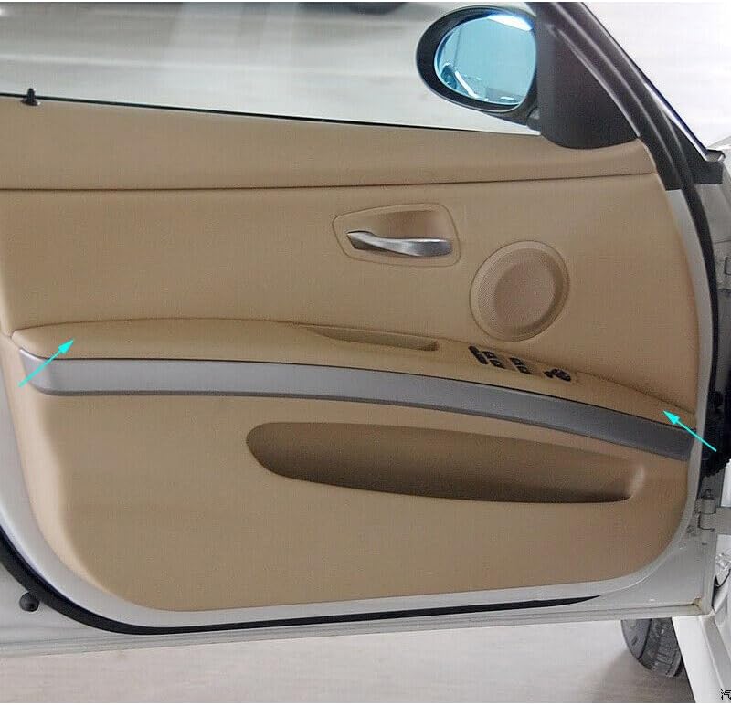 ya 11 9.14 zhengce Beige Left Door Armrest Panel Insert Leather Protector Fits for BMW E90 05-