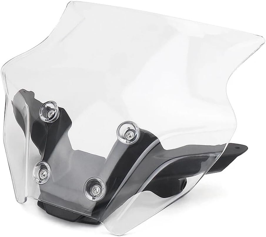 ya 2 8.15 Clear Wind Deflector Windshield Bracket Windscreen for Yamaha MT-09 MT09 2024