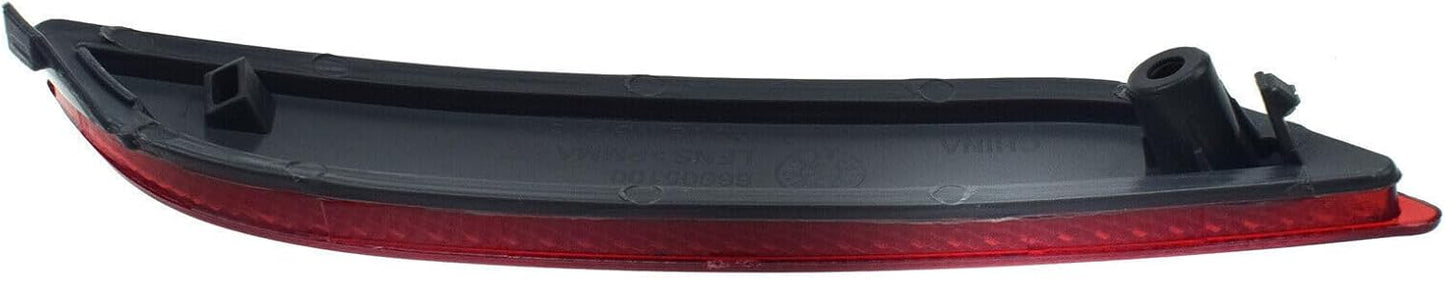 ya 4 8.10 Left Bumper Reflector Red Lens Protector Fits 2018-2020 for Toyota for Camry 81920-06060 