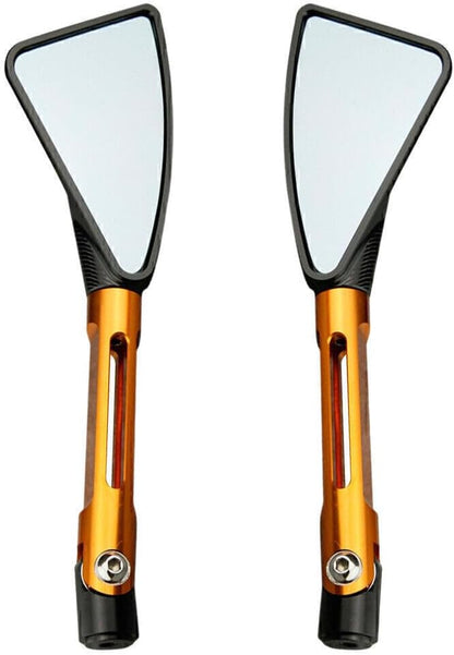 ya 2 8.15 2X Rear View Side Mirrors Fit for Suzuki 01-04 GSXR 1000 01-05 GSXR 600 Orange