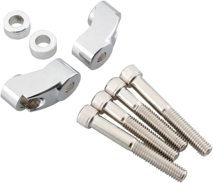 ya 2 8.15 39-49mm Front Turn Signal Bracket Relocation Kit for Harley Softail Dyna XL 883
