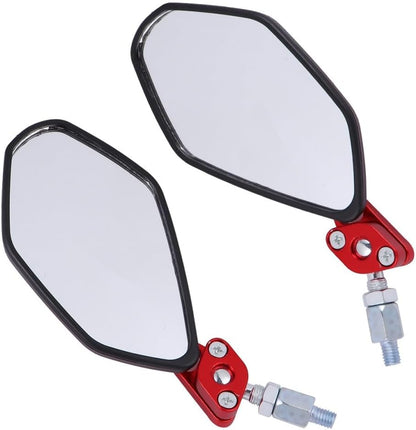 ya 2 8.15 Rearview Mirror Handlebar Mirrors Adjustable Motorbike 360¡ãRotated