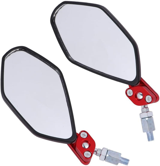 ya 2 8.15 Rearview Mirror Handlebar Mirrors Adjustable Motorbike 360¡ãRotated