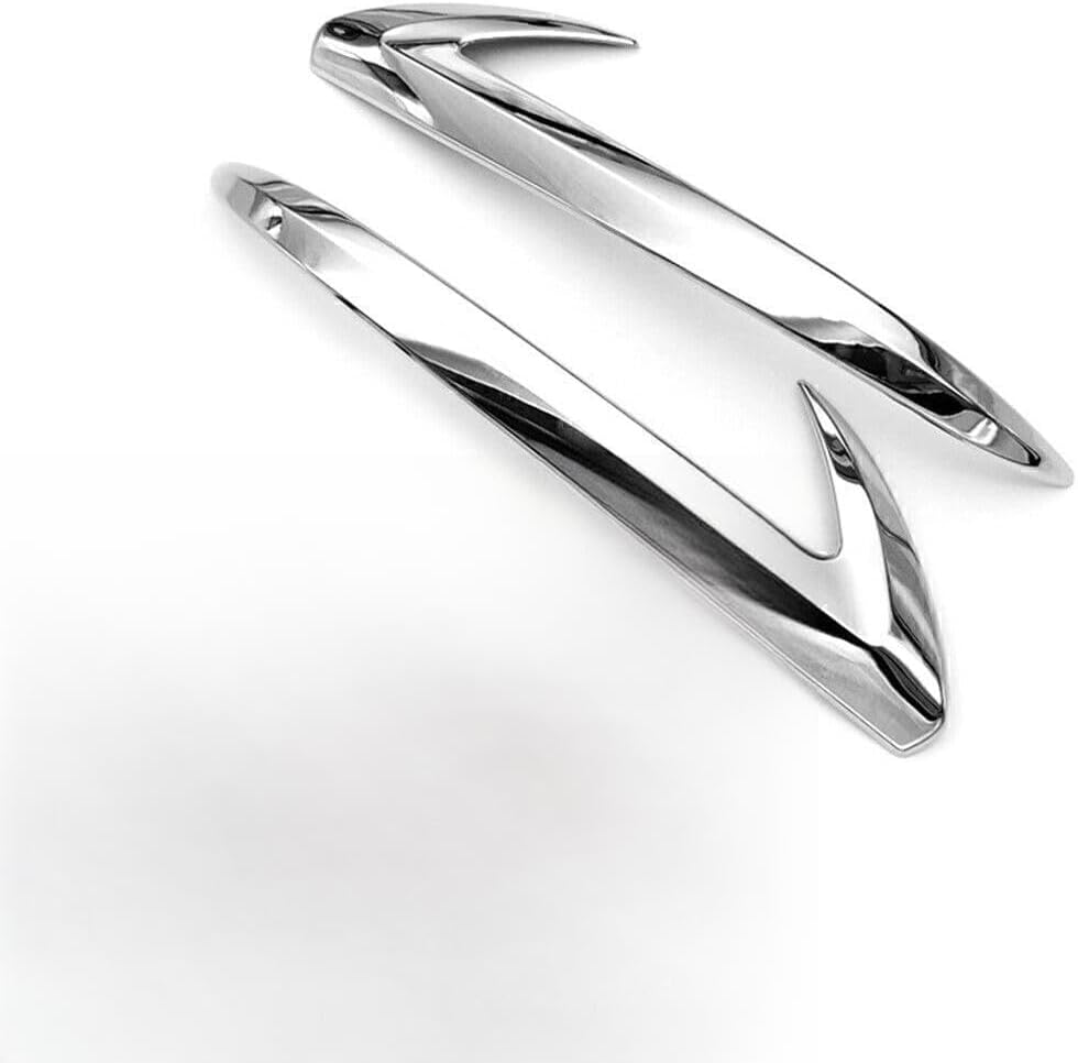 ya 4 8.14 for Toyota C-HR CHR 16-21 RHD 2X Chrome Rearview Side Mirror Strip Garnish Trim