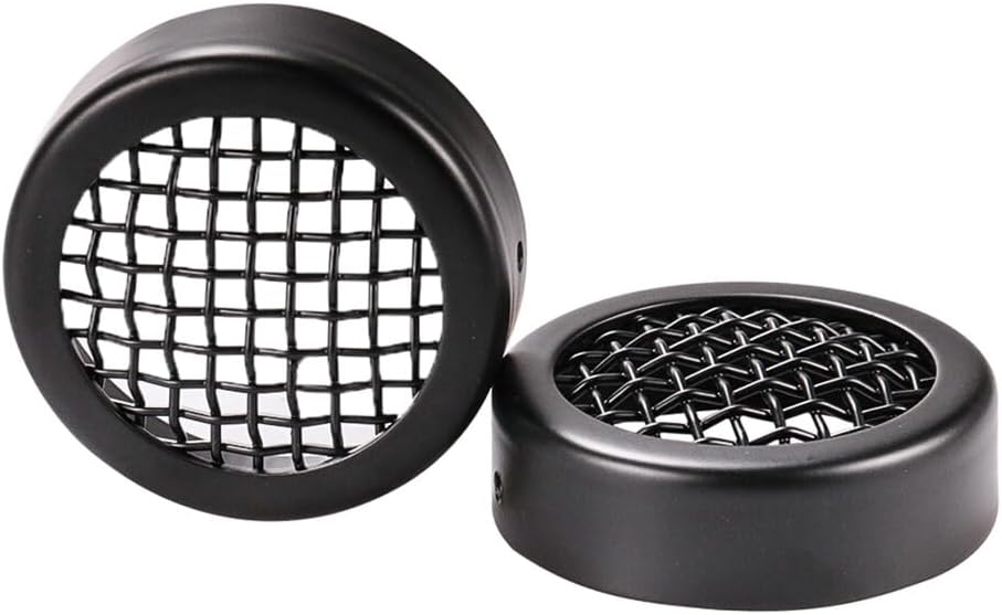 ya 2 8.15 for Harley Sportster XL883 XL1200 X48 2x Turn Signal Grill Cover Black Metal
