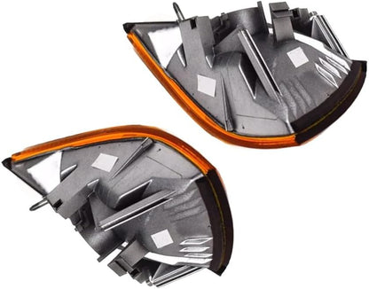 ya 5 8.10 Front Left & Right Side Corner Light Cover Yellow Fits For 3' E36 1992-2000
