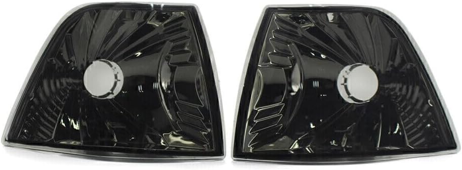 ya 4 8.10 2 Pieces Smoke Lens Turn Signal Light Housing for BMW E36 3 Series 4 Door 1992-1998 