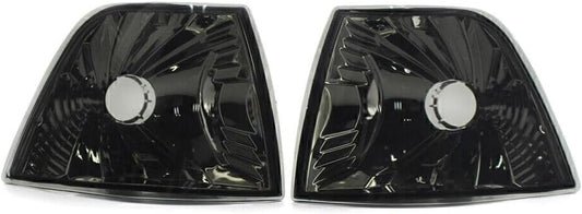 ya 4 8.10 2 Pieces Smoke Lens Turn Signal Light Housing for BMW E36 3 Series 4 Door 1992-1998 