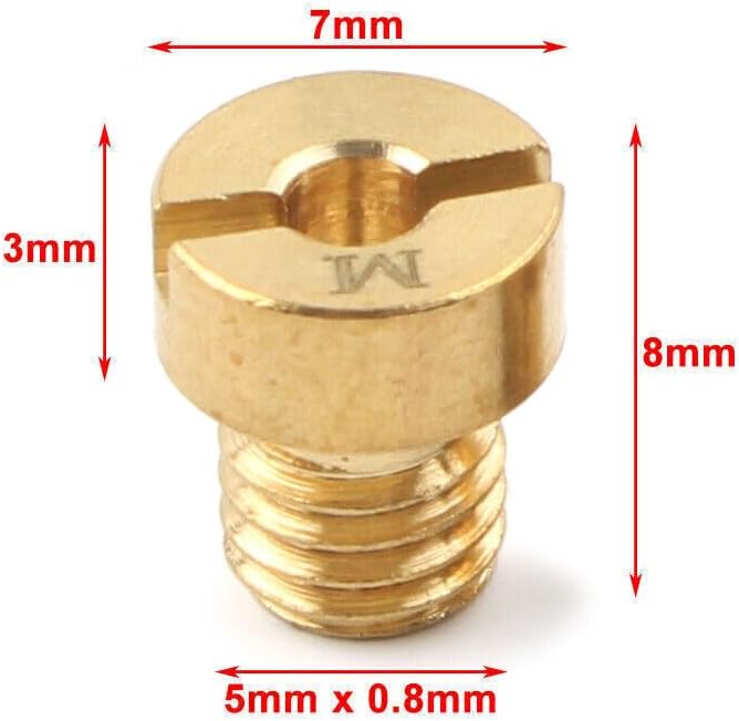 ya 7 8.24 baidi 112-135 M5 Main jet FIT Dellorto Carburetor SHA SHB UA UB PHBG VHB-CS VHBT-CS