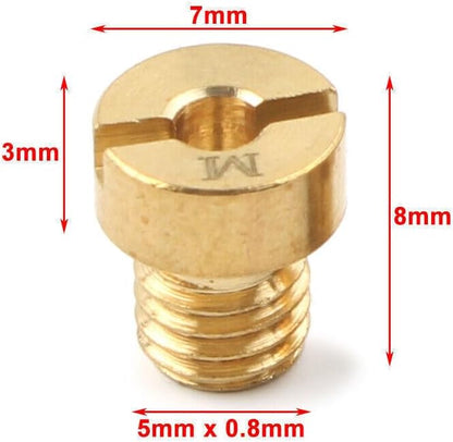 ya 6 8.24 baidi 112-135 M5 Main Jet FIT Dellorto Carburetor SHA SHB UA UB PHBG VHB-CS VHBT-CS