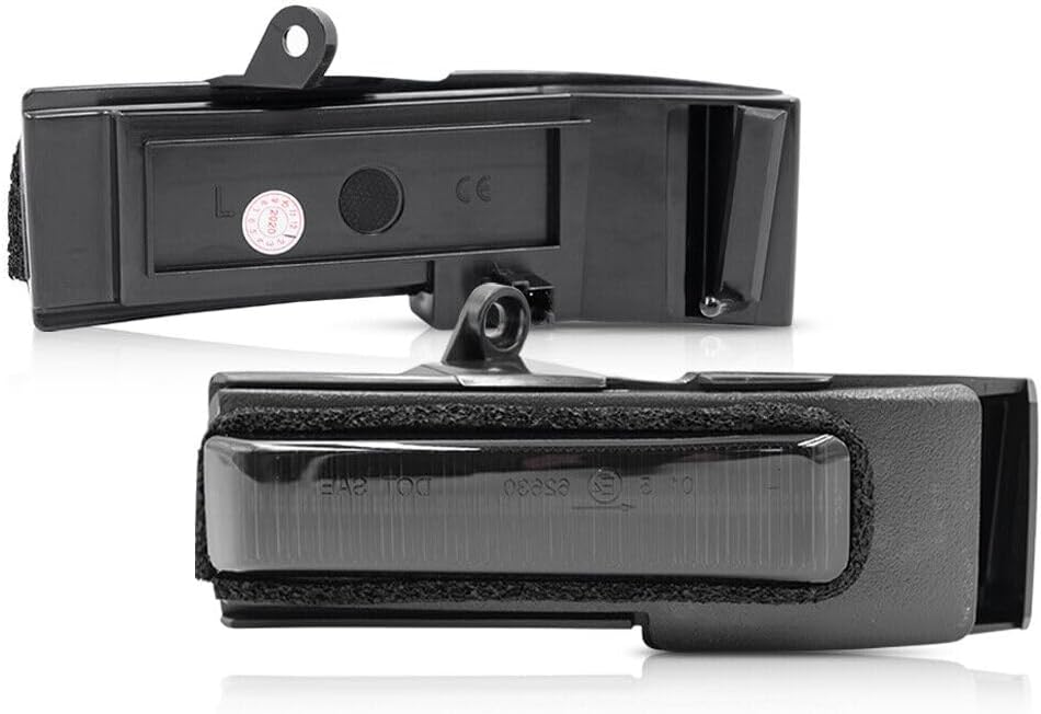 ya 7 8.24 baidi Smoked Amber LED Side Mirror Turn Signal Light for Ford F-150 Pickup Trucks 2015-2018 
