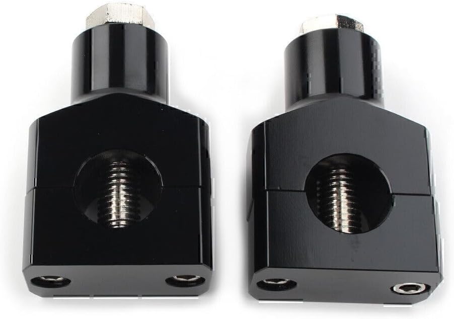 ya 13 9.15 baidi 1 Handlebar Fat Bar Mount Clamps Risers Adaptor Mounts for Harley Fatboy Pair