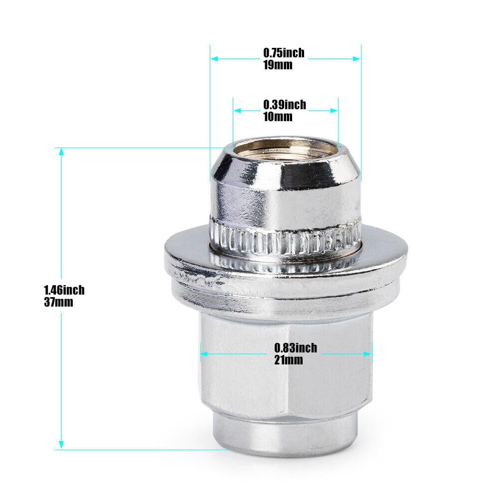 ya 10 9.16 baidi 1PC New for Toyota for Lexus ES300h GS350 90942-01033 Wheel Lug NUT 90080-17039