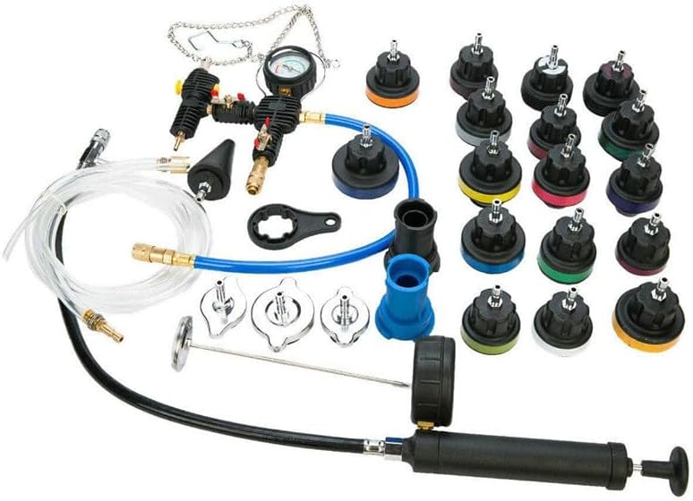 ya 26 10.21 baidi 32Pcs Universal Radiator Pressure Tester Vacuum Type Cooling System Test Deto