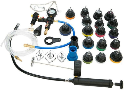 ya 26 10.21 baidi 32Pcs Universal Radiator Pressure Tester Vacuum Type Cooling System Test Deto