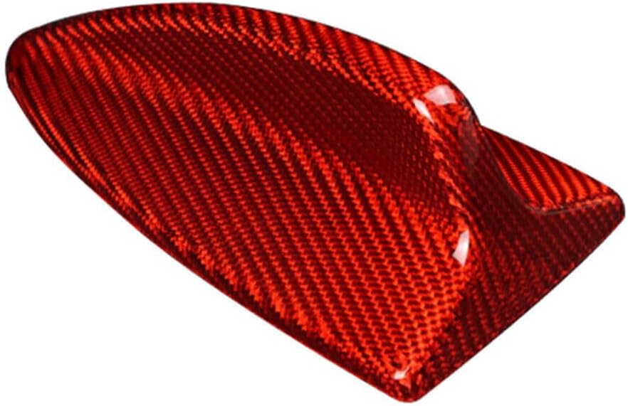 ya 6 8.14 Red Carbon Fiber Shark Fin Antenna Cover Fit for BMW 1 3 Series E82 E46 E90 E92 M3