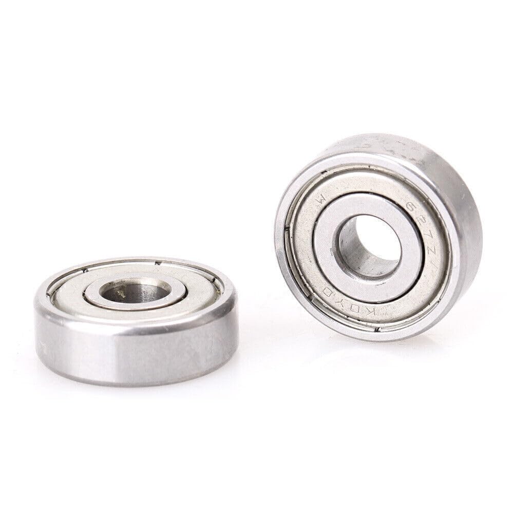 ya 16 10.20 baidi 10x 7x22x7mm Steel for Mini ature Deep Groove Ball Roller Bearings Fit 627ZZ