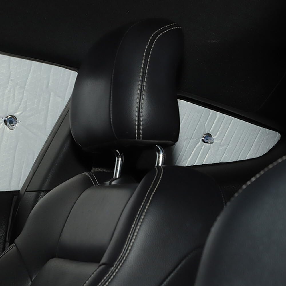 ya 11 9.14 baidi6Pcs Window Sunshade Visors Cover Anti UV Protector for Ford for Mustang 15-23