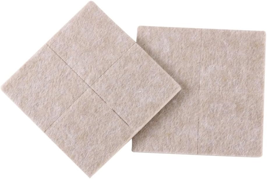 ya 26 10.21 baidi 8 Pcs Table and Chair Mats Square Felt Pads Floor Protector for Furniture