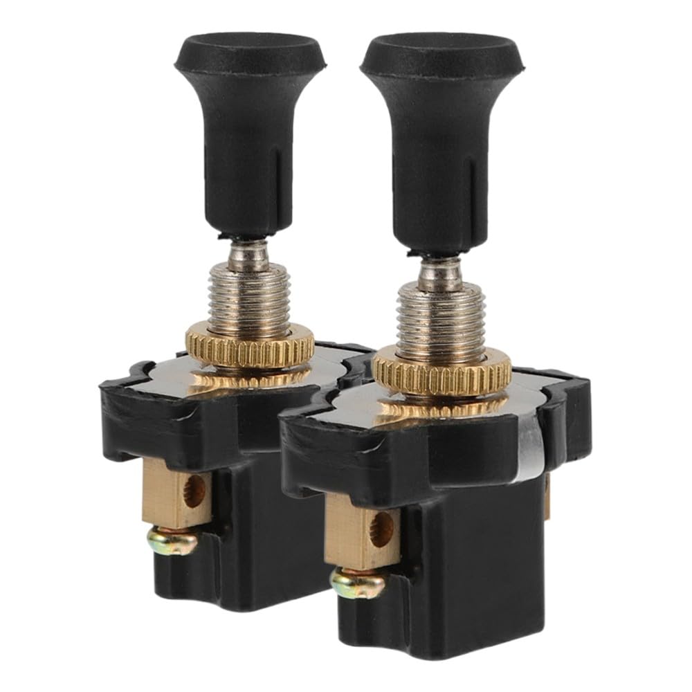 ya 23 10.7 baidi 2 Pcs Headlamp Switch Utv Automotive Pull Push Brake Light Universal