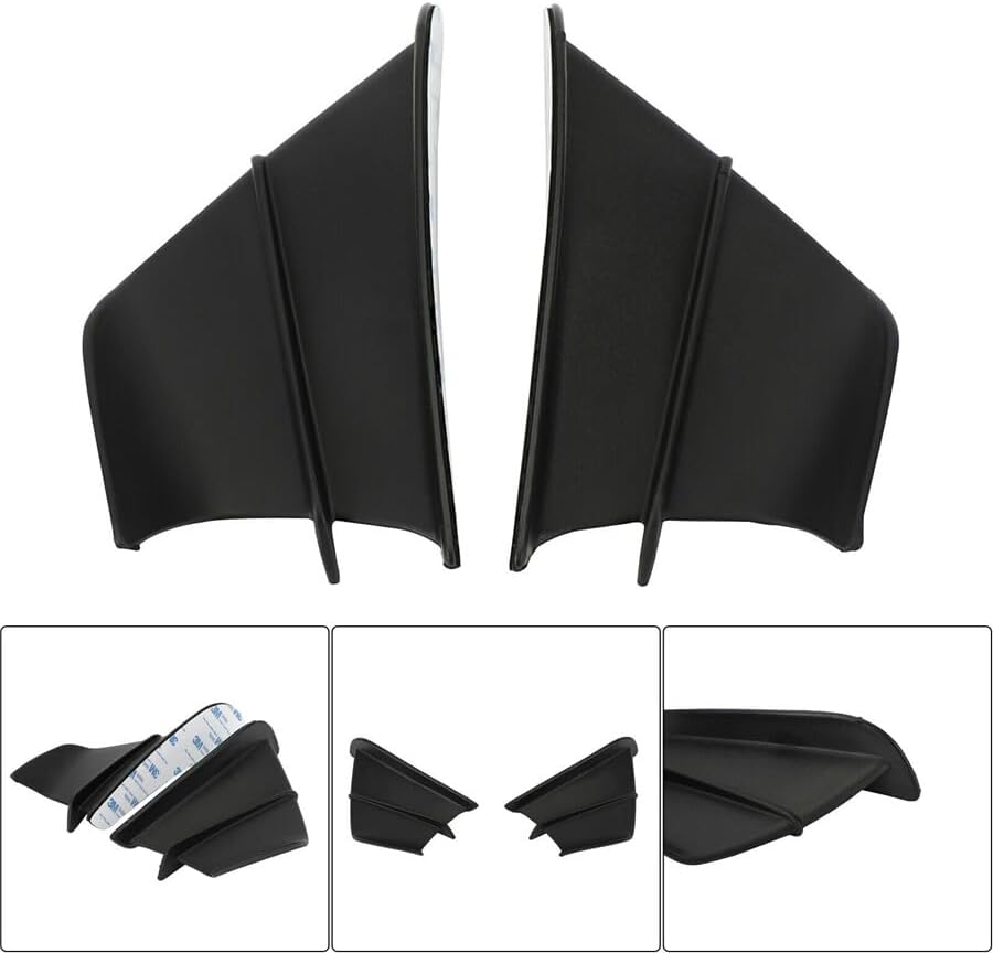 ya 23 10.7 baidi 2 ¡Á Universal Motorcycle Side Winglets Wind Fin Spoiler Trim Cover Air Deflector