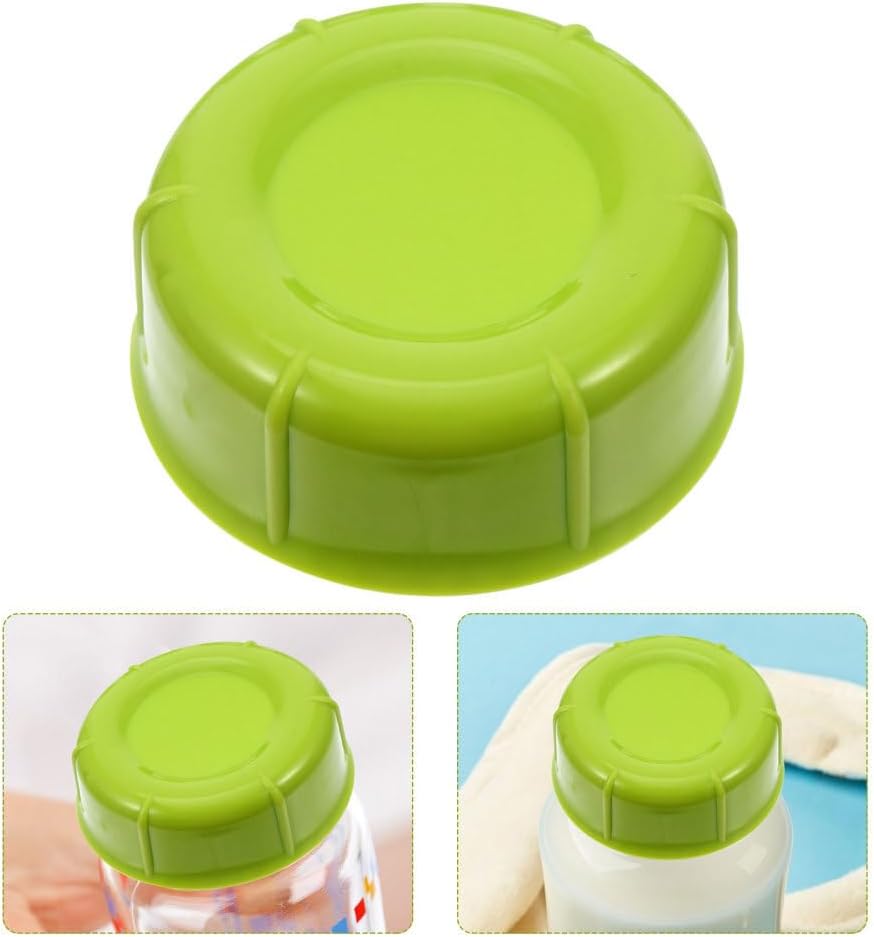 ya 14 9.20 baidi 10PCS Glass Bottle Lid Fresh-Keeping Caps Replacement Milk Bottle Lids New-1