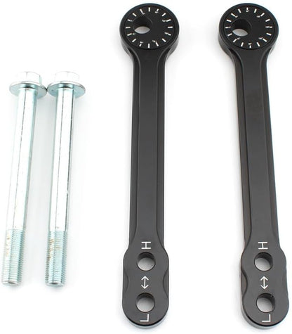 ya 6 8.24 baidi 1x Rear Suspension Linkager Lowering Kit Adjustable Fit for Kawasaki 400 Z250