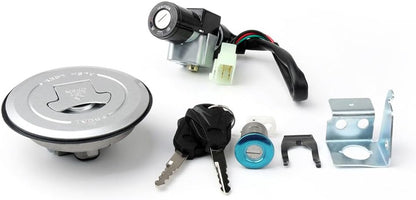 ya 6 8.24 baidi 1 piece ignition switch lock fuel gas cap for SEAT lock with 2 keys for 2015 GROM125 2AC