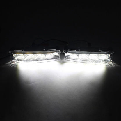ya 2 8.15 LED daytime running DRL fog light pair suitable for Mercedes-Benz C250 C350 SLK300 AMG