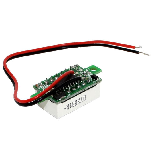 ya 16 10.20 baidi 10pcs 2 Wire 0.36 Digit Led Display Voltmeter 4.5-30V with Reverse Protection