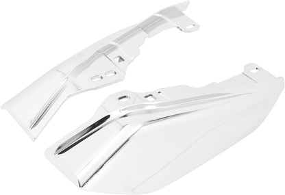 ya 14 9.20 zhengce Chrome Mid-Frame Air Heat Deflectors for Harley Touring Electra Road Glide-1