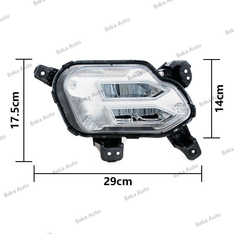 ya 2 8.15 Suitable for Kia Sorento 2021 2022 LH front LED daytime running lights fog lights with bulbs