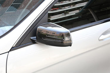 ya 11 9.14 baidiCarbon fiber rearview mirror cover external protective cover for Mercedes-Benz ABCES GLA/K CL USA -