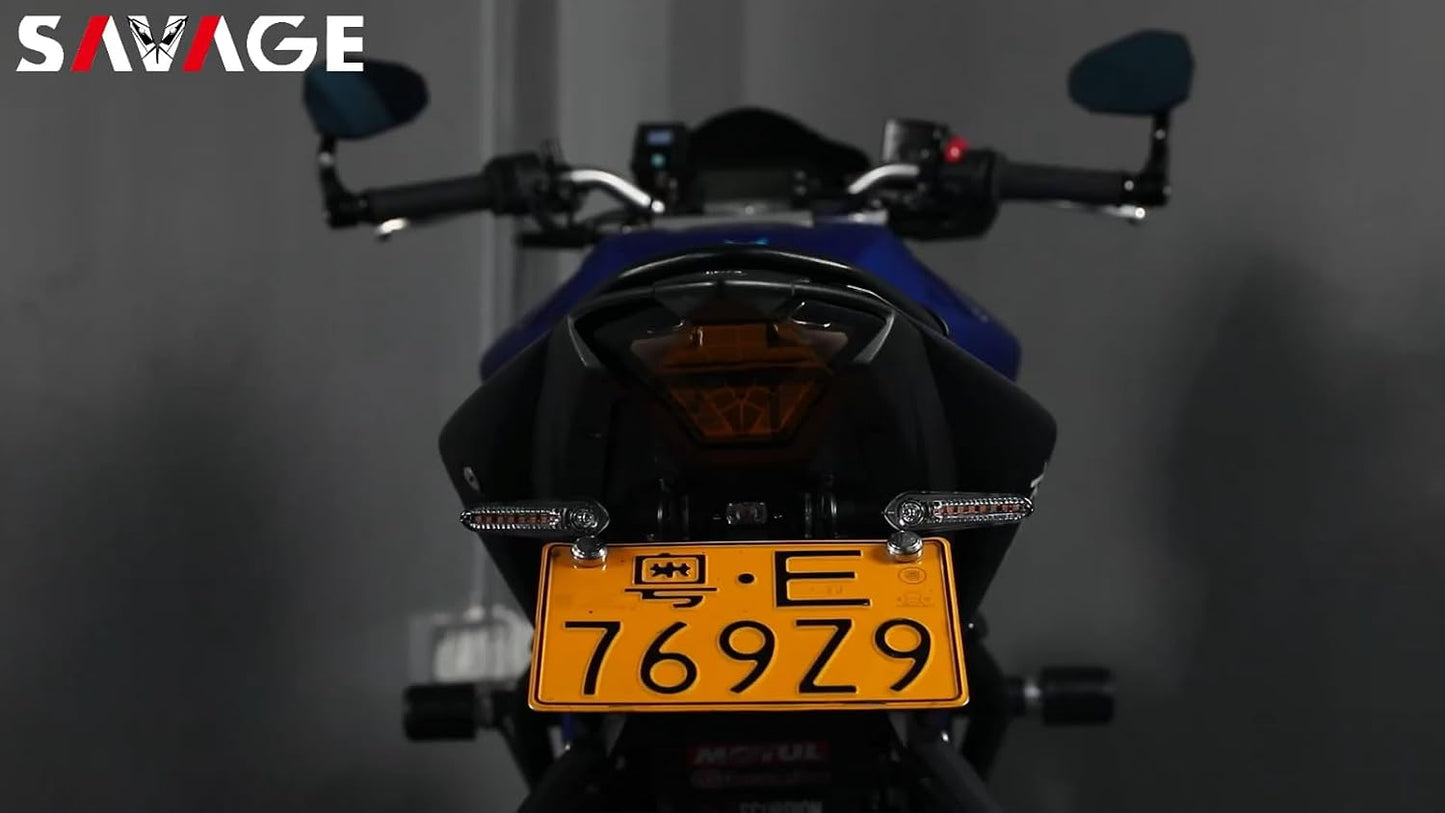 ya 4 8.24 baidi for Yamaha FZ-07 MT-07 MT-25 MT-03 Integrated LED Tail Brake Light Turn Signal