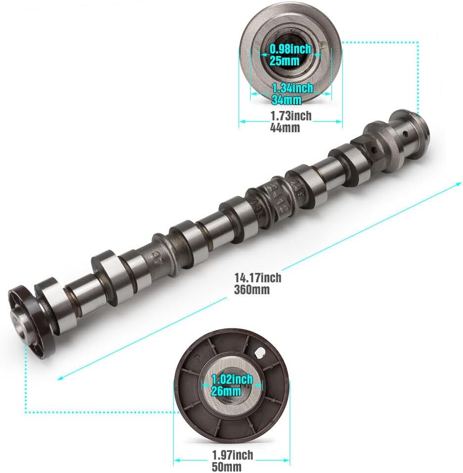ya 12 10.8 baidi Engine Intake Camshaft Right Side 5184380AH 5184380AG for Dodge for Ram 3.6L Engine